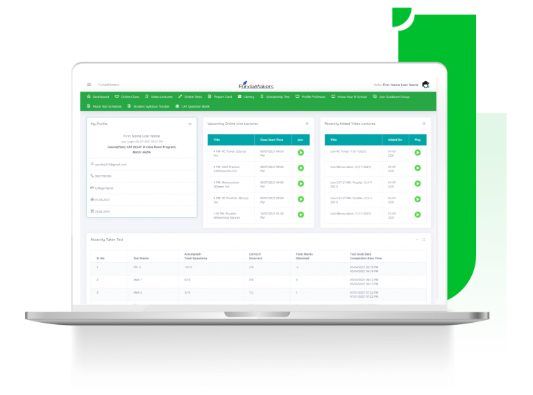 Fundamakers CAT Preparation Best CAT Online Coaching