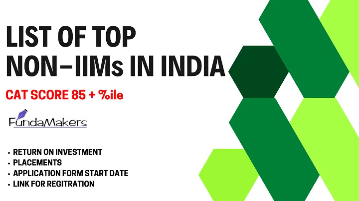 LIST OF TOP NON-IIMs IN INDIA CAT SCORE 85 + %ile