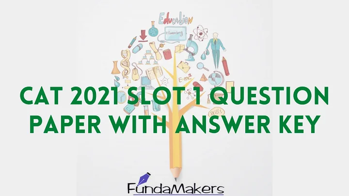 CAT 2021 SLOT 1 Question paper with answer key