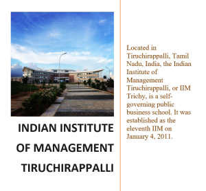 IIM Tiruchirappalli