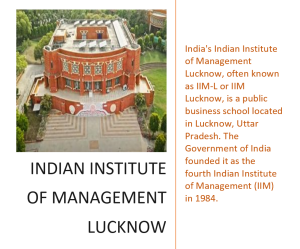 IIM Lucknow