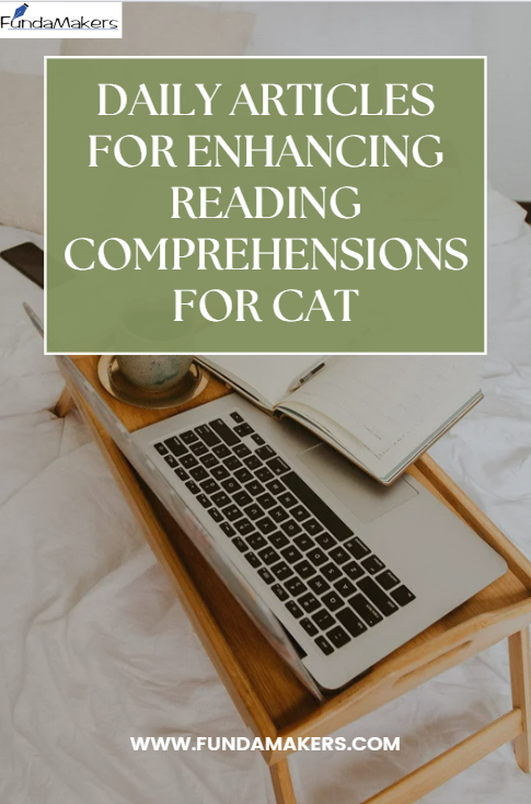 daily articles for enhancing RCs for CAT