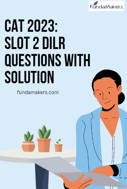 cat 2023 sLOT 2 dilr QUESTIONS WITH SOLUTIONS