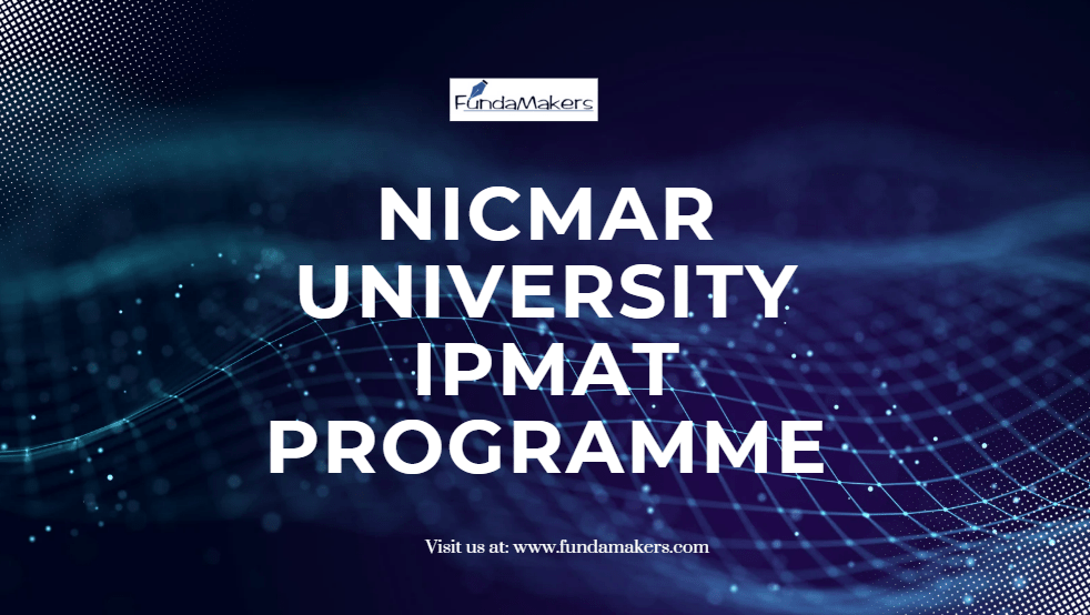 NICMAR University IPM Programme