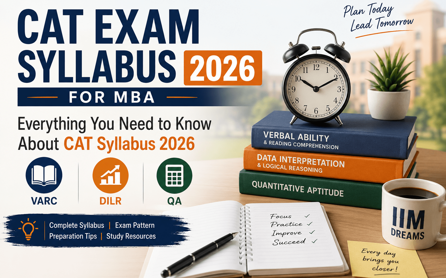 cat exam syllabus 2026
