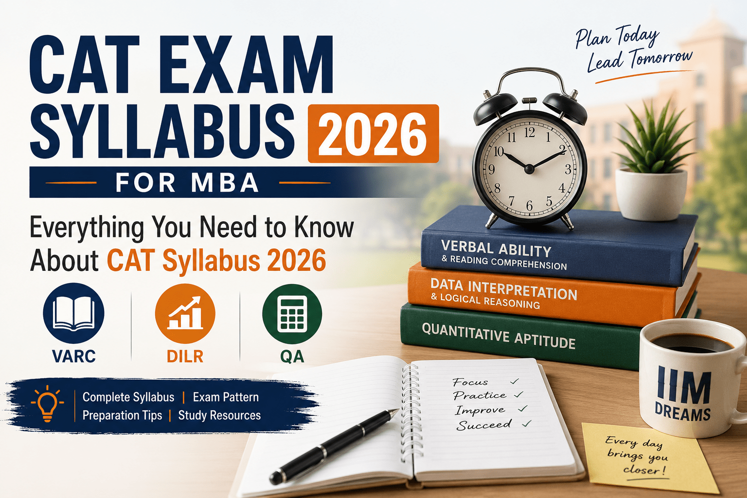 cat exam syllabus 2026